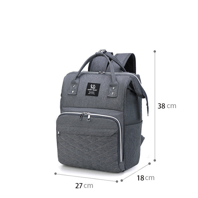 Sac à langer léger et multifonctionnel, rechargeable par USB, en tissu Oxford, grande capacité