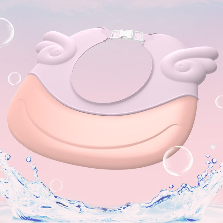 Waterproof ear protection for children's shampoo cap