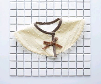 360 degree bibs saliva towel cute bibs saliva towel red bow detachable bib fake collar