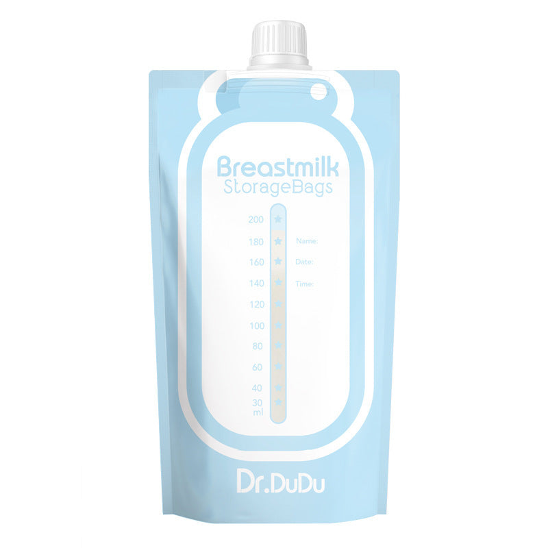 Breast milk preservation bag