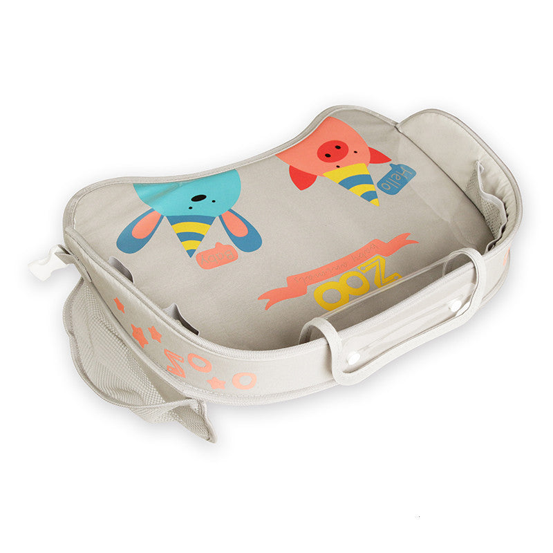 Car Baby Safety Seat Tray Child Car Storage Small Table