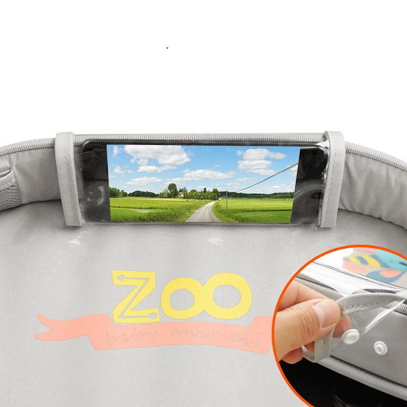 Car Baby Safety Seat Tray Child Car Storage Small Table