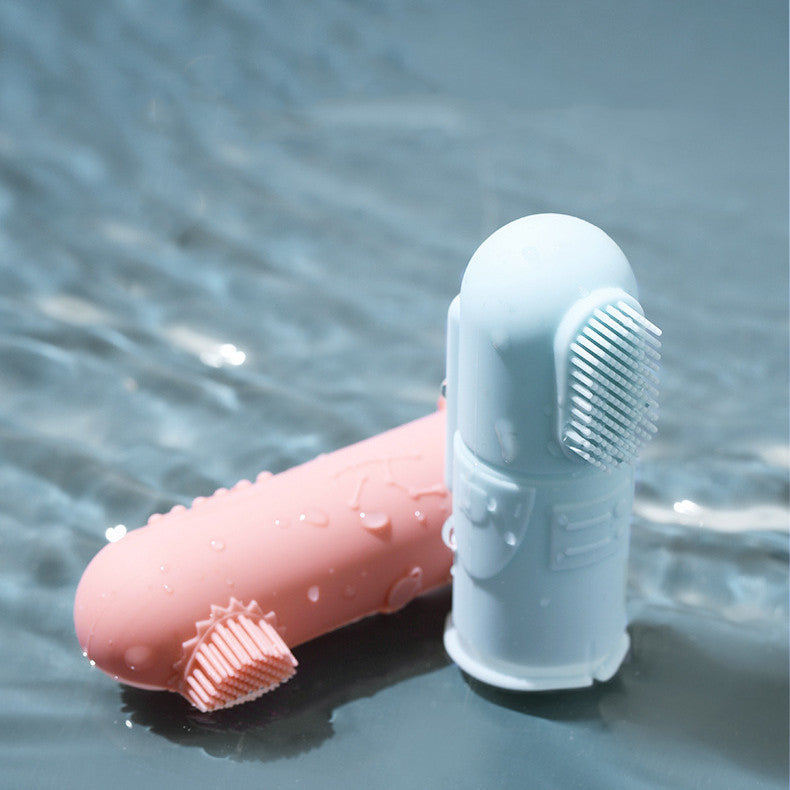 Children's Toothbrush Silicone Finger Cot Toothbrush