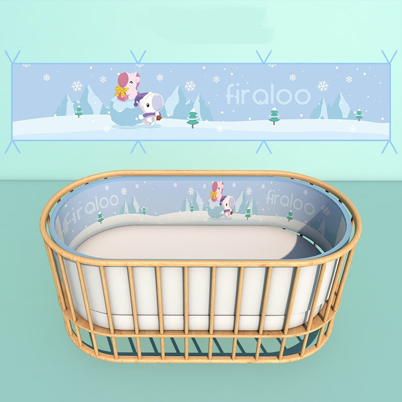 3D Sandwich Mesh Breathable Universal Baby Anti-collision Child Bed Surround