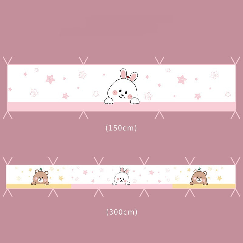 3D Sandwich Mesh Breathable Universal Baby Anti-collision Child Bed Surround