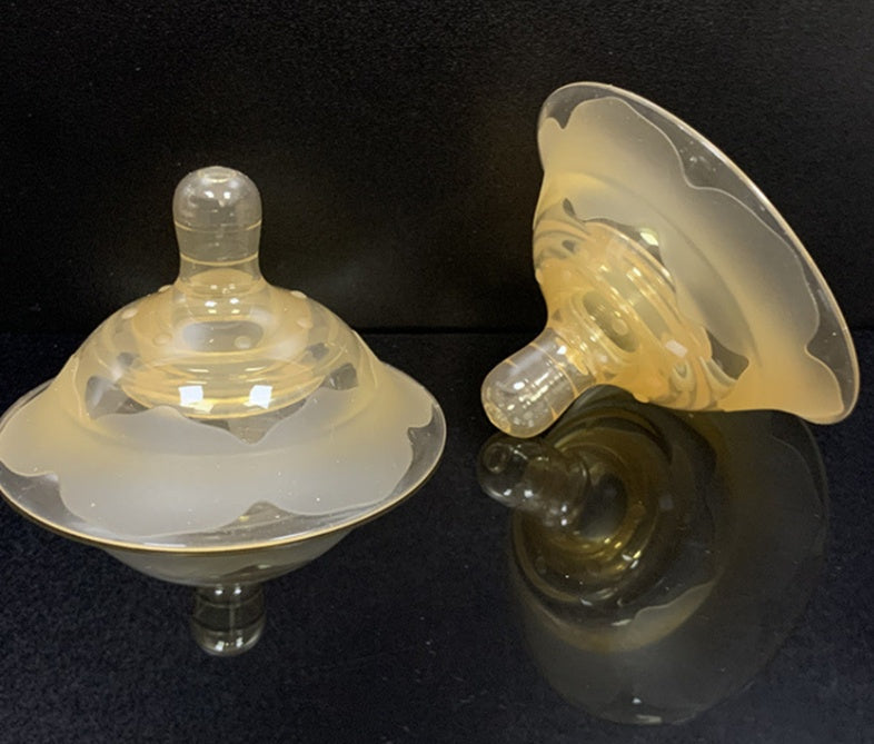 Mother And Baby Supplies Silicone Nipple Protector Transparent Nano Ten-hole Protector Breast Pad Breast Nipple Protector