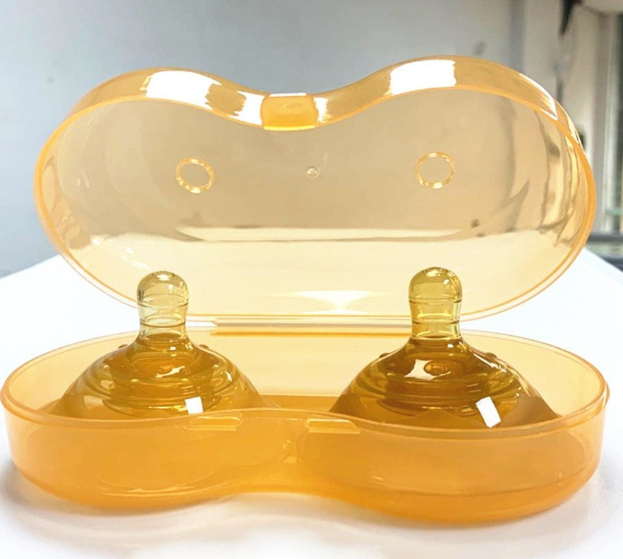 Mother And Baby Supplies Silicone Nipple Protector Transparent Nano Ten-hole Protector Breast Pad Breast Nipple Protector