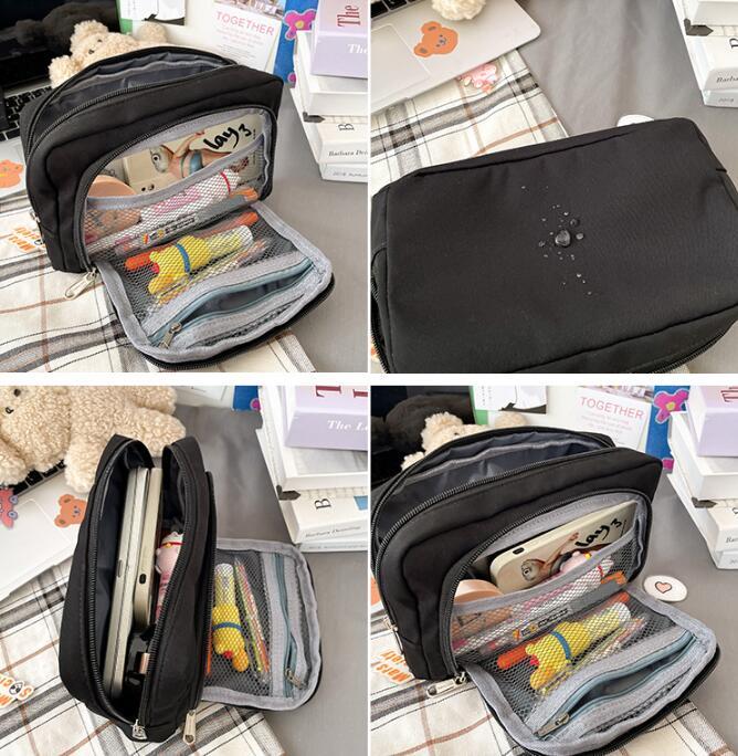 Simple Girl Student Large Capacity Pencil Case