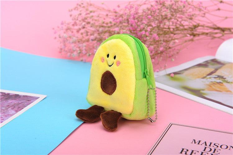 Children's New Avocado Fruit Coin Purse