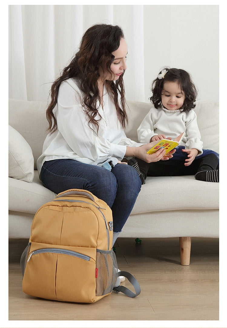 Sac à dos multifonction en nylon imperméable pour bébé