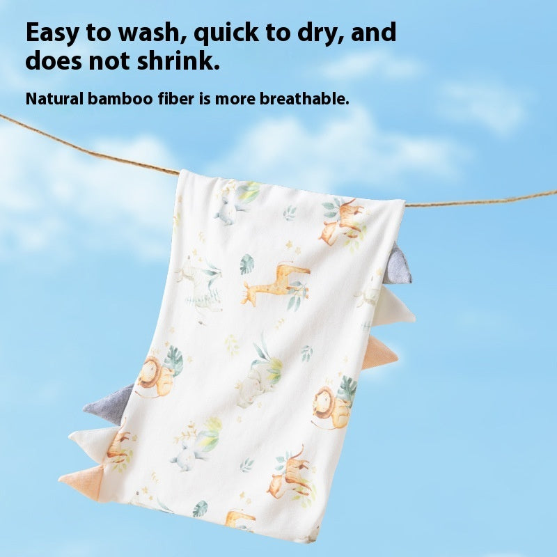 Bamboo Fiber Removable And Washable Children's Cartoon Pillow