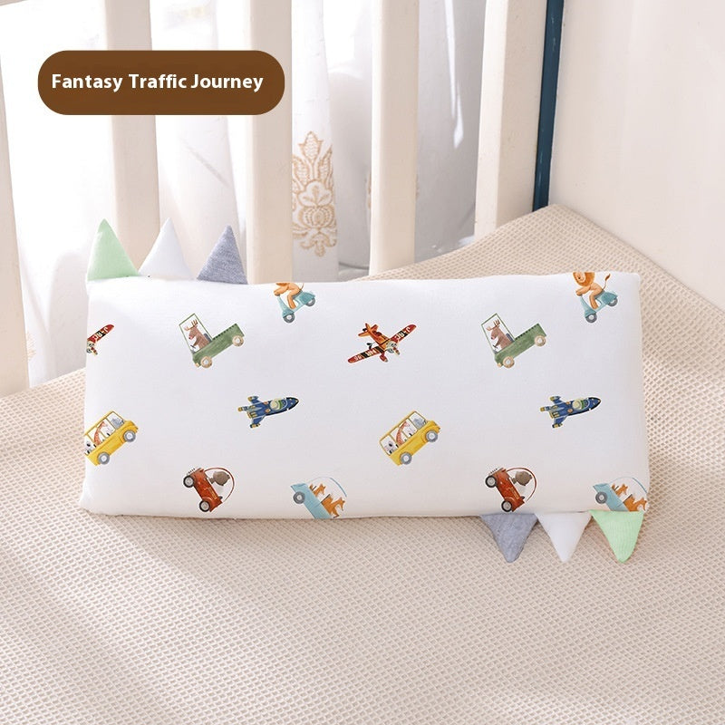 Bamboo Fiber Removable And Washable Children's Cartoon Pillow