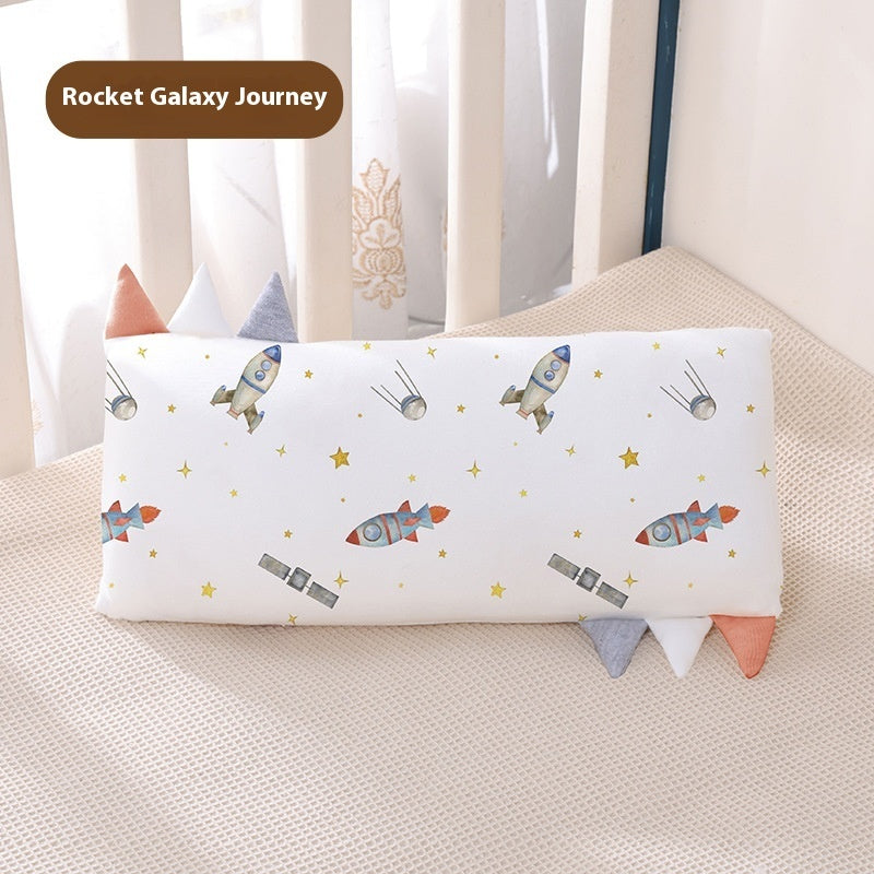 Bamboo Fiber Removable And Washable Children's Cartoon Pillow