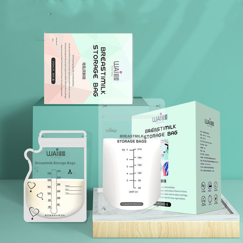 Breast milk storage bag