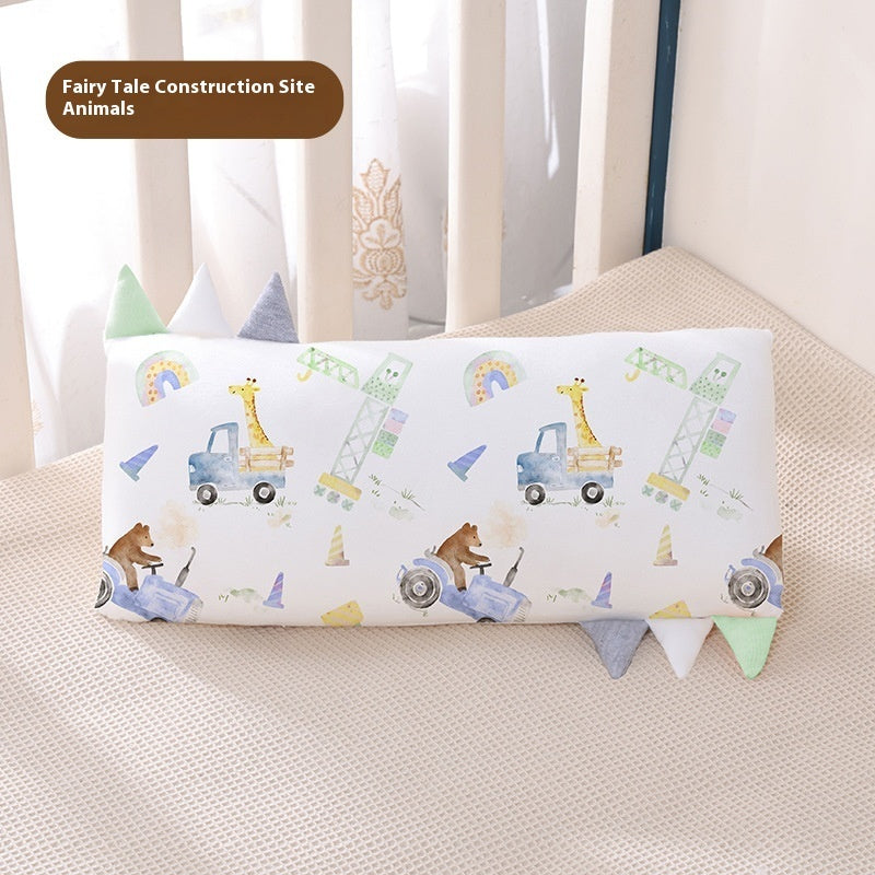 Bamboo Fiber Removable And Washable Children's Cartoon Pillow