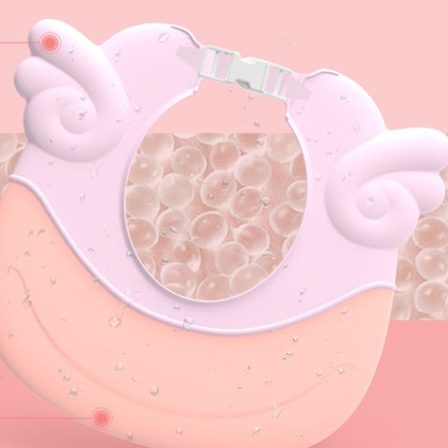 Waterproof ear protection for children's shampoo cap