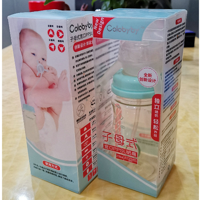 Mother-in-child Milk Bottle Separate Long Straw Weaning Artifact