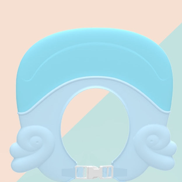 Waterproof ear protection for children's shampoo cap