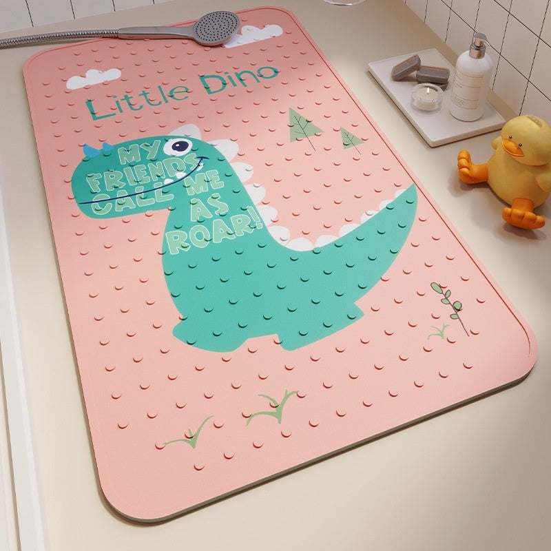 Home Bathroom Anti-slip Anti-fall Suction Cup Pad Shower Room Foot Mat Children's Bath Floor Mat