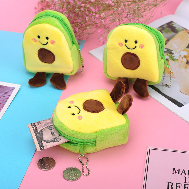 Children's New Avocado Fruit Coin Purse