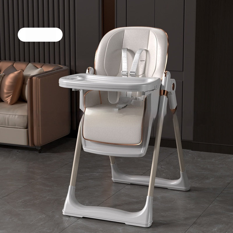 Baby Eating Multifunctional Foldable Children's Dining Table And Chair Household Portable