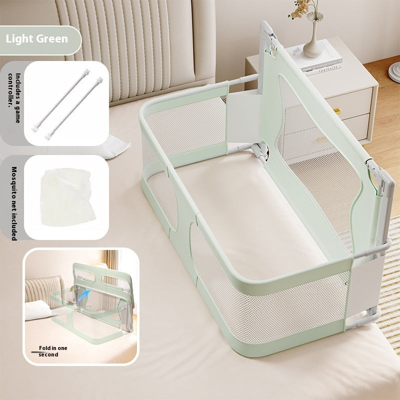Small Apartment Anti-pressure Crib Fence Protective Folding