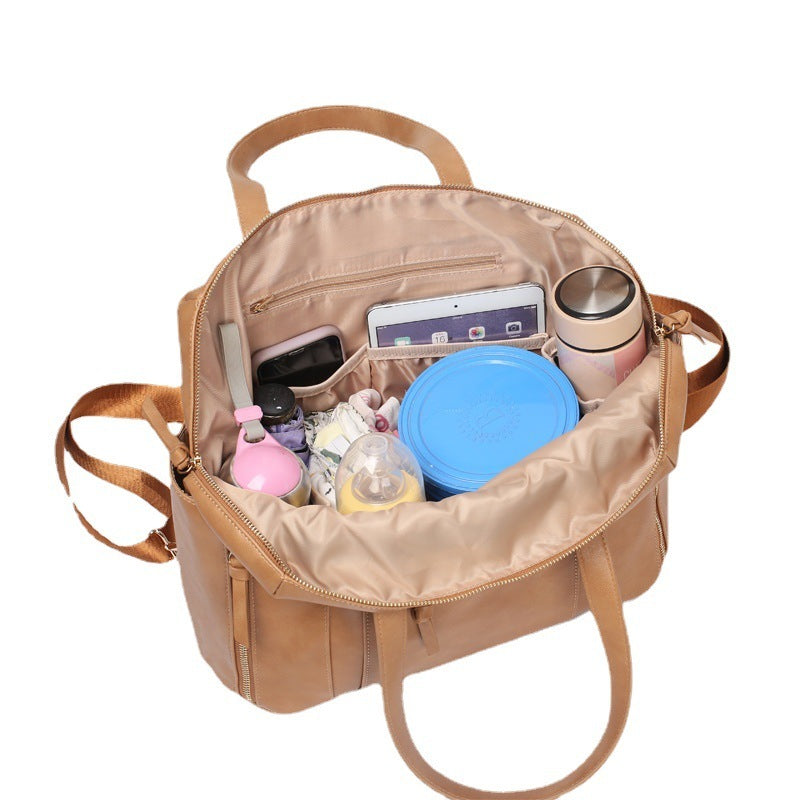 Mummy Bag Multifunktionaler wasserdichter Babyrucksack mit großer Kapazität