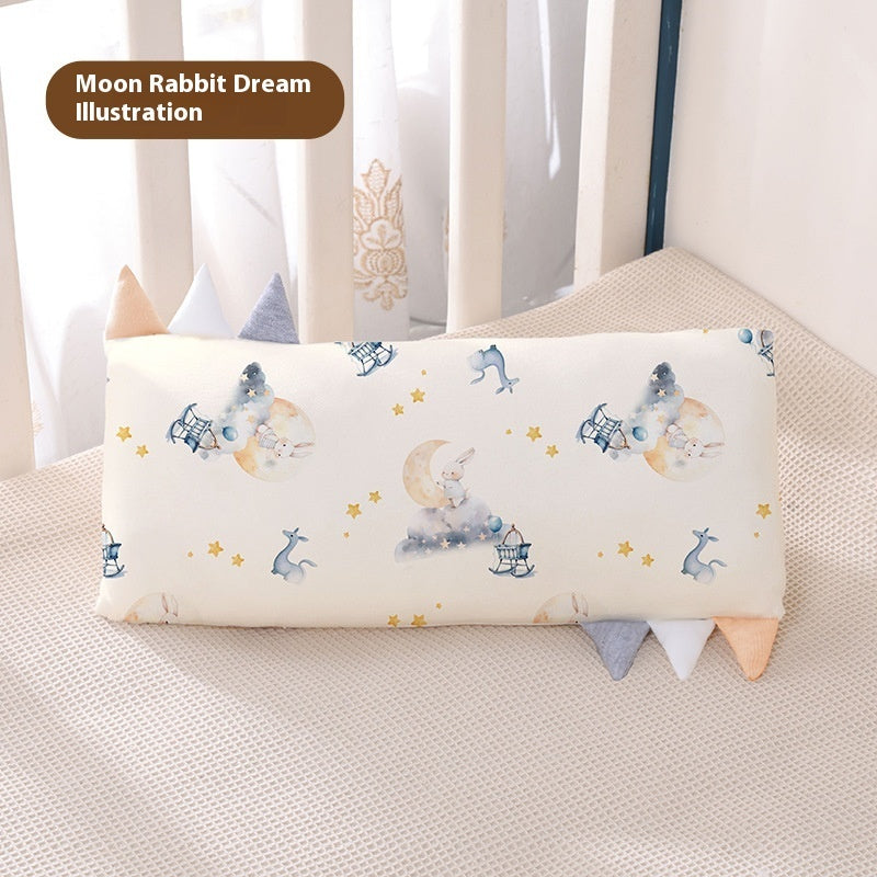 Bamboo Fiber Removable And Washable Children's Cartoon Pillow