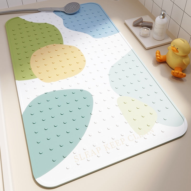Home Bathroom Anti-slip Anti-fall Suction Cup Pad Shower Room Foot Mat Children's Bath Floor Mat