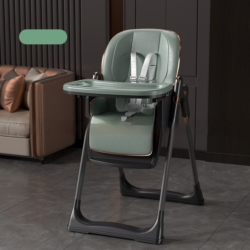 Baby Eating Multifunctional Foldable Children's Dining Table And Chair Household Portable