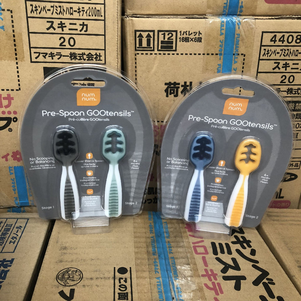 Supplementary Food Spoon Training Spoon Baby Self-Eating Soft Plastic Tableware 2 Pieces