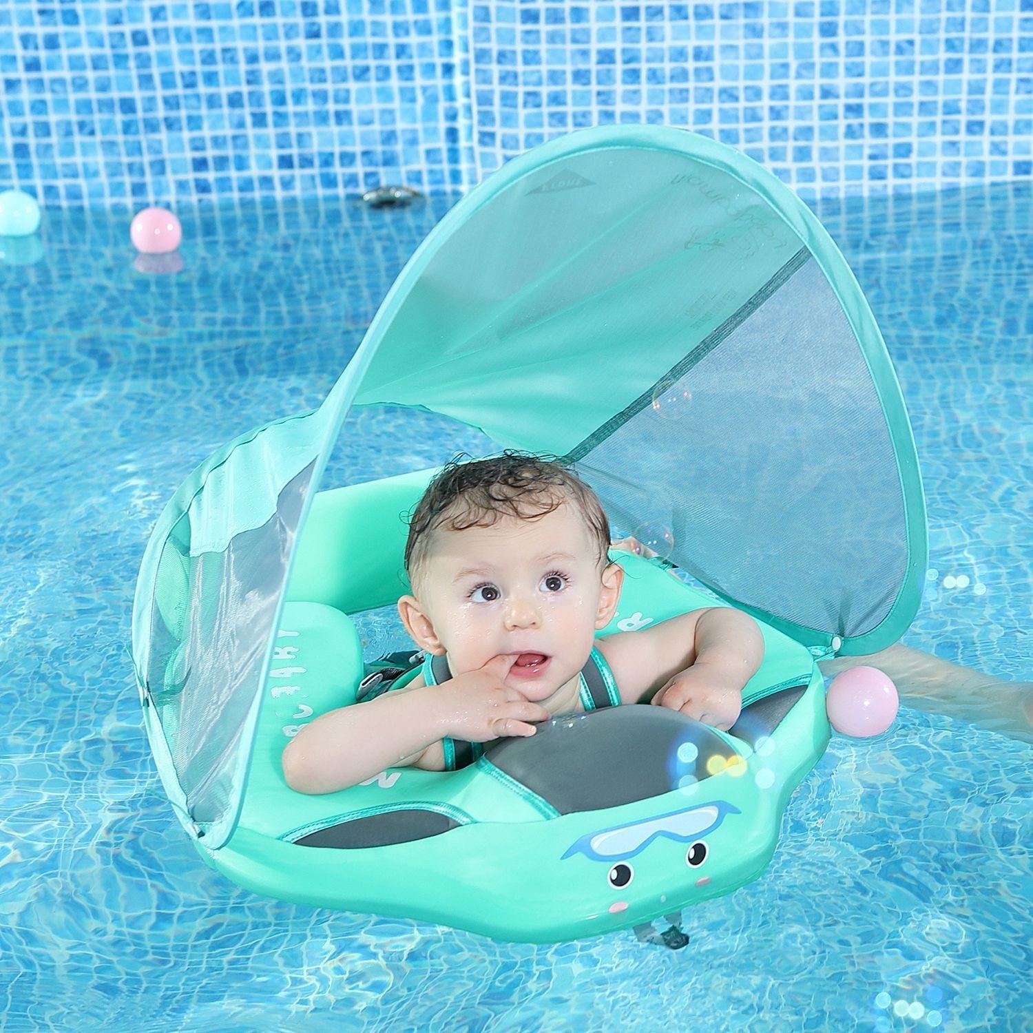 Collier de natation non gonflable pour bébé