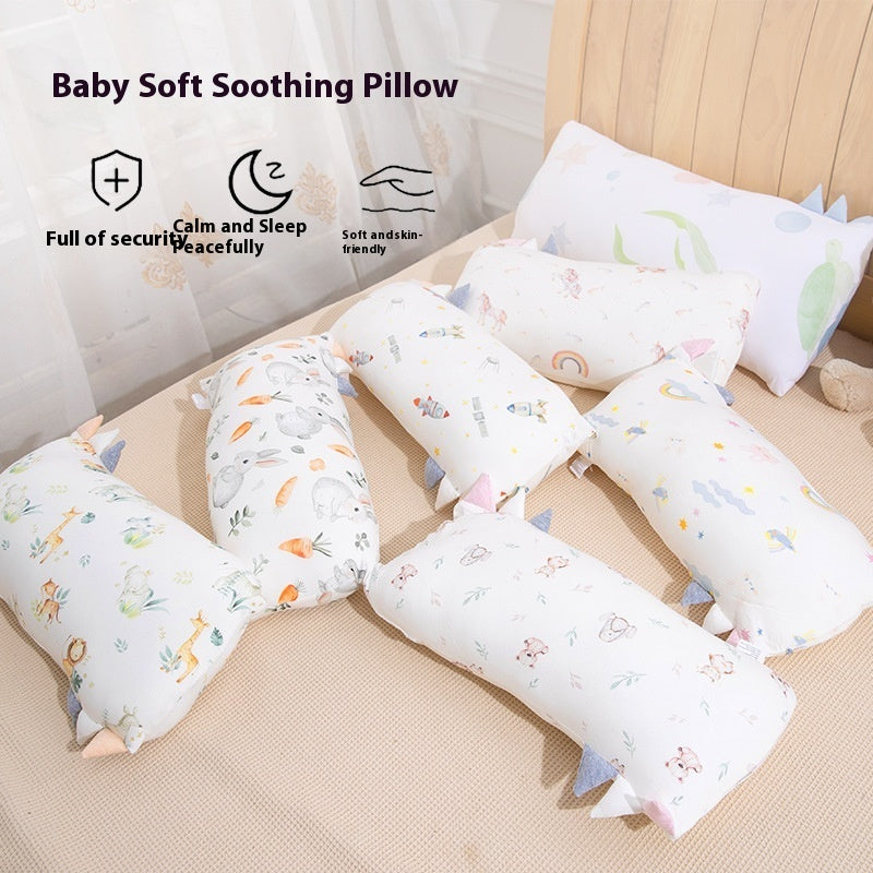 Bamboo Fiber Removable And Washable Children's Cartoon Pillow