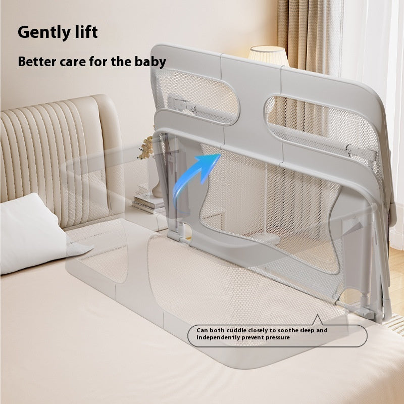 Small Apartment Anti-pressure Crib Fence Protective Folding