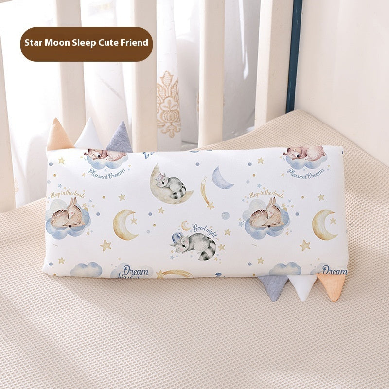 Bamboo Fiber Removable And Washable Children's Cartoon Pillow