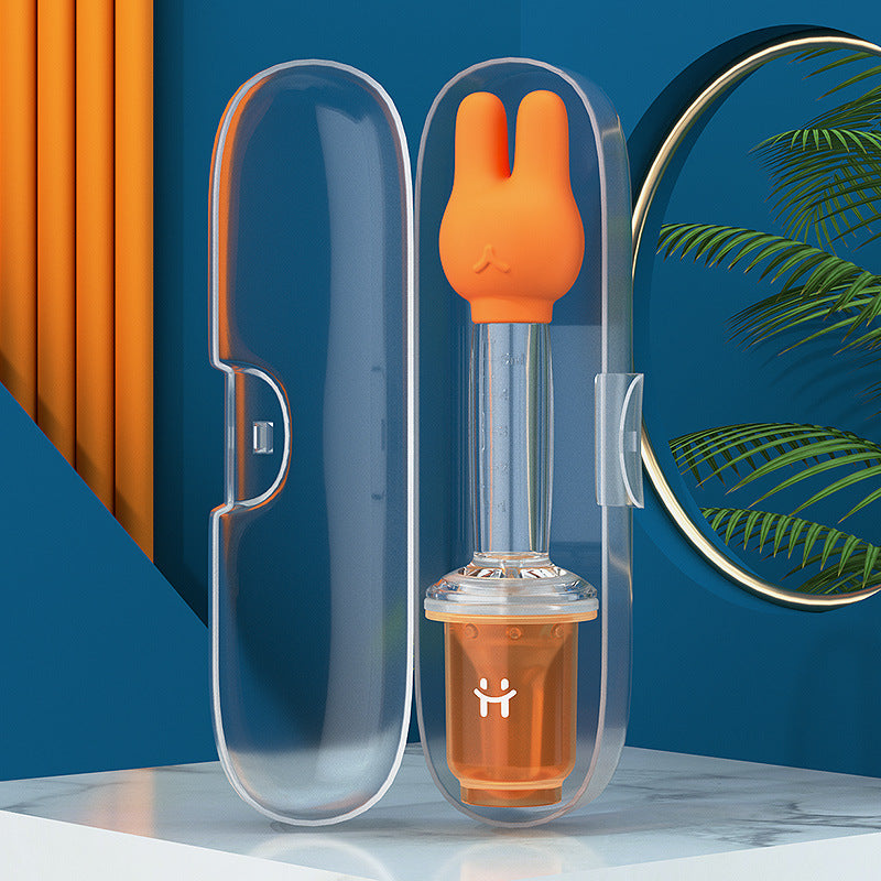 Distributeur de médicaments pour nouveau-né, type compte-gouttes anti-étouffement