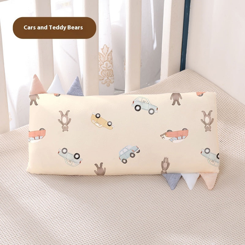 Bamboo Fiber Removable And Washable Children's Cartoon Pillow