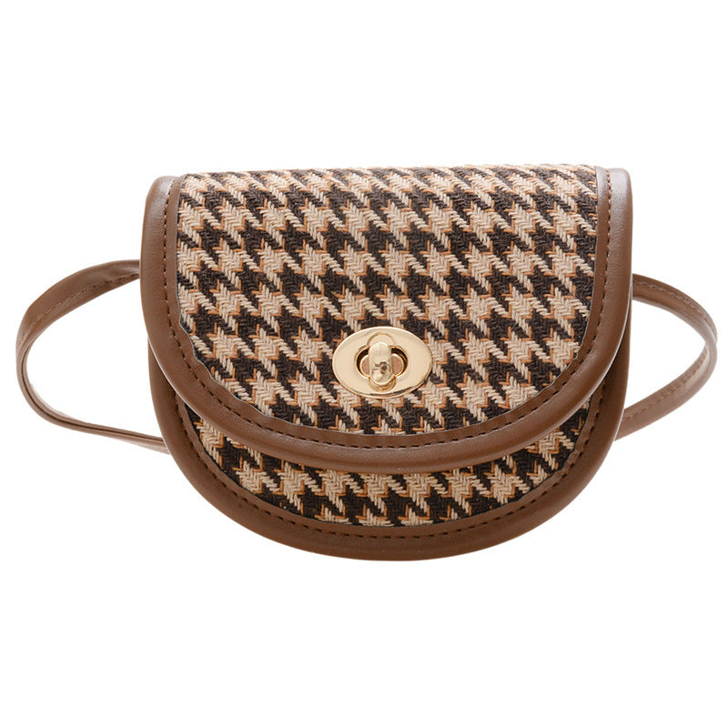 Children's Bags Checkerboard Stylish Good Texture