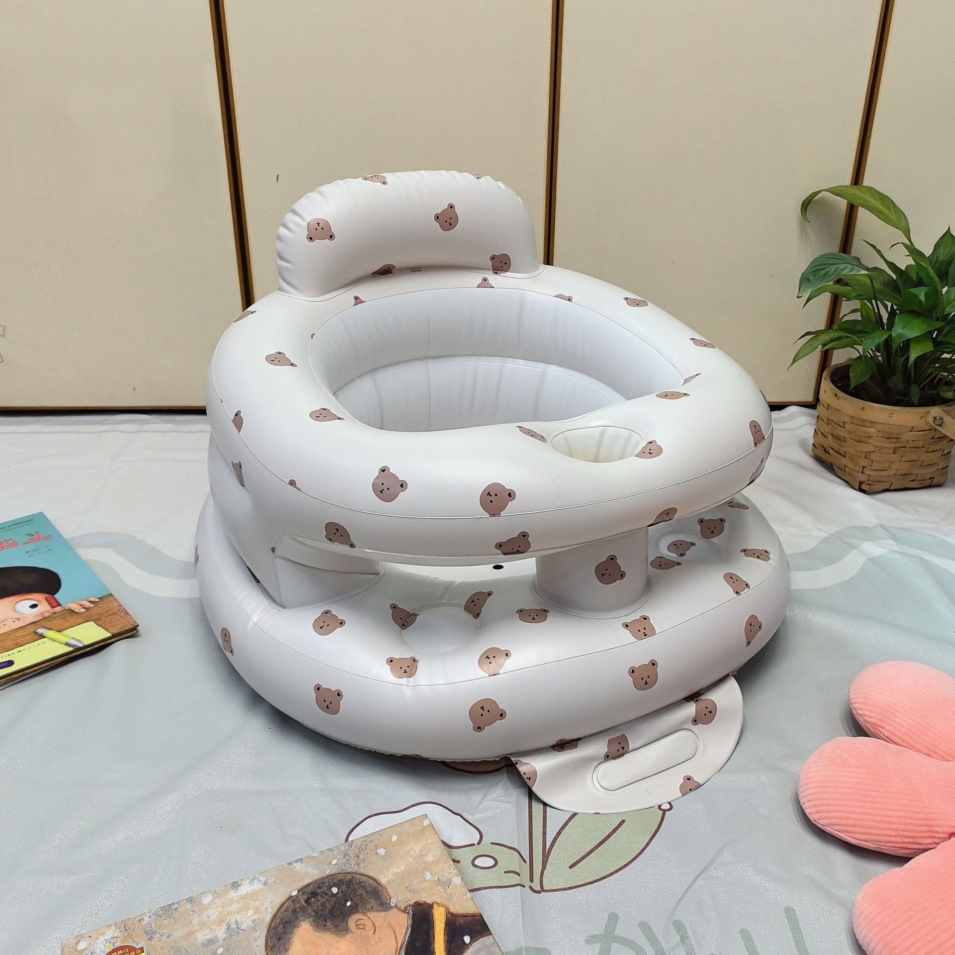 Infant Dining Chair Baby Inflatable Sofa